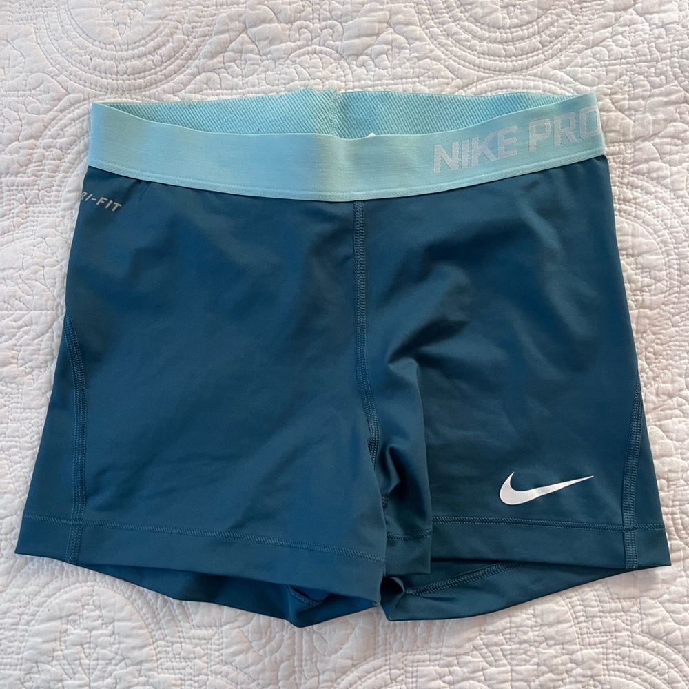 Nike Pro Teal Performance Shorts